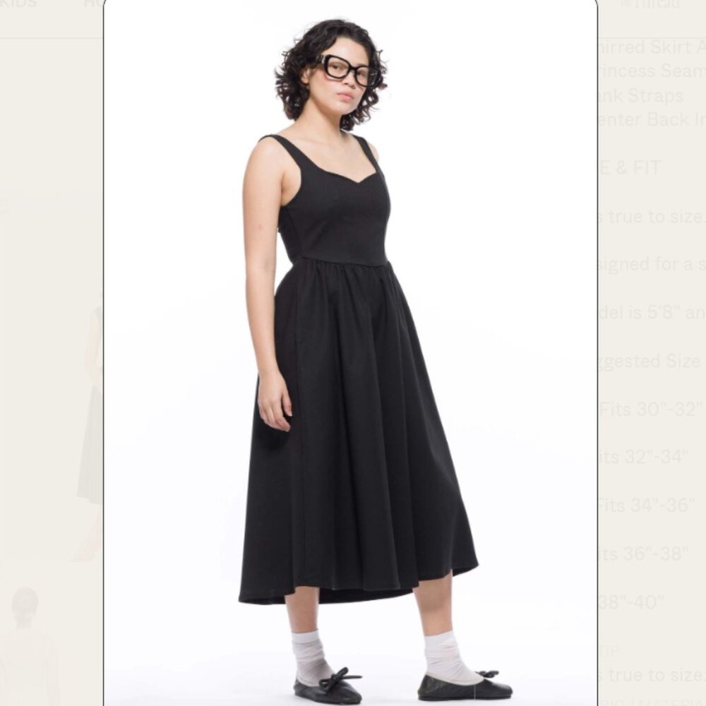Toit Volant Rita dress in black